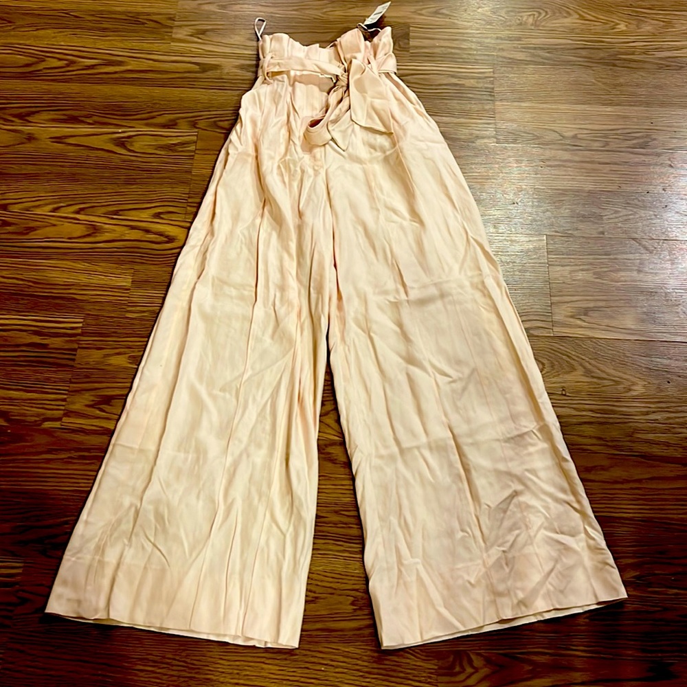 Keepsake Pale Pink Paper Bag Pants Size 6
